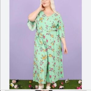 Hell Bunny jumpsuit wide legs size 4X cottagecore